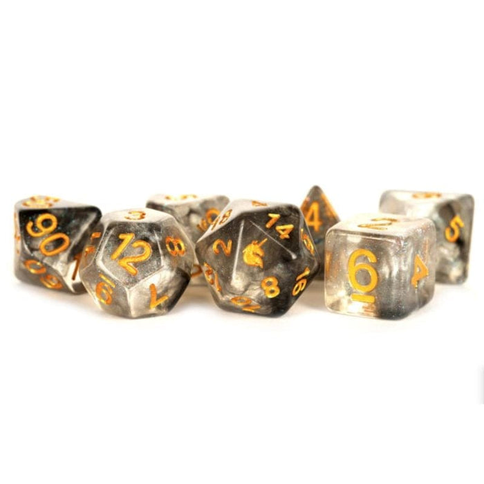 Dice - Unicorn Resin Polyhedral - Unicorn Rogue Rage (MDG)