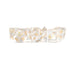 Metallic Dice Games Dice Dice - Zircon Glass Birthstone Polyhedrals - April Diamond (MDG)
