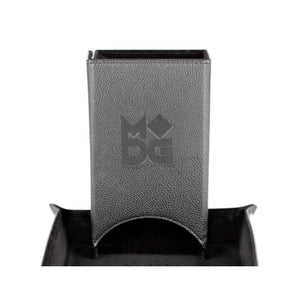 Metallic Dice Games Dice Fold Up Dice Tower - Black (MDG)