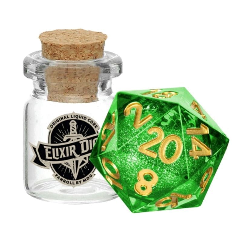 Metallic Dice Games Dice Individual d20 - Liquid Core - Aegis of Hope (15/05/23 release)