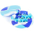 Metallic Dice Games Dice Silicone Round Dice Case - Blue/White/Light Blue (MDG)