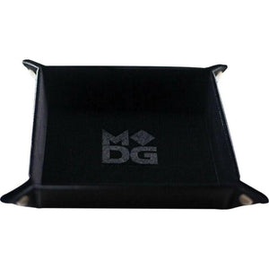 Metallic Dice Games Dice Velvet Dice Tray - Black (MDG)