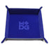Metallic Dice Games Dice Velvet Dice Tray - Blue (MDG)