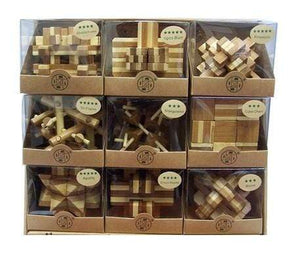 Mi Toys International Logic Puzzles Bamboo Puzzle - Eco Game (Assorted)