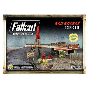 Modiphius Miniatures Fallout Wasteland Warfare - Red Rocket Scenery Pack