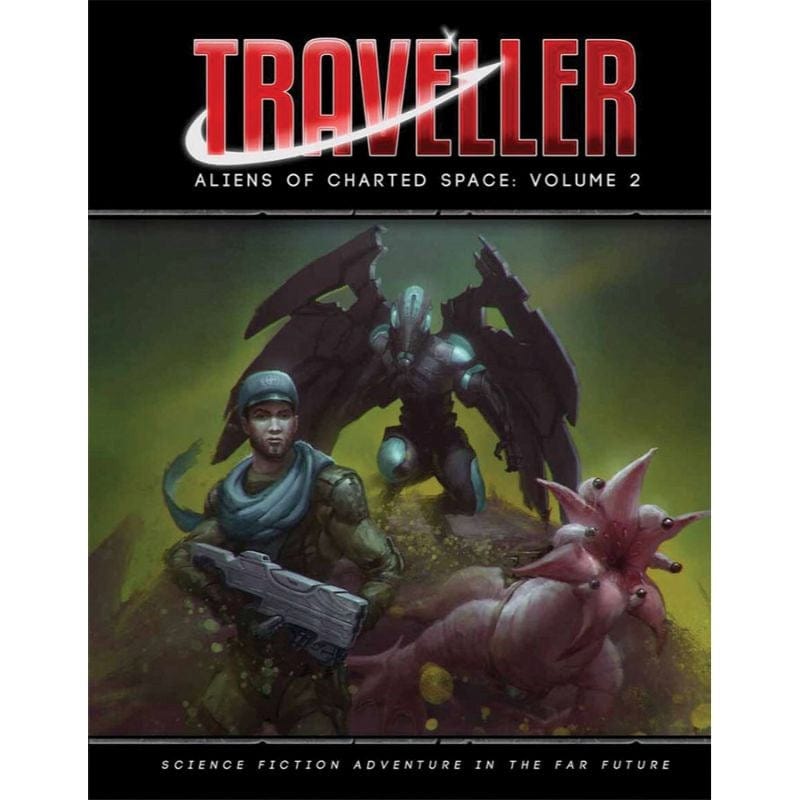 Mongoose Publishing Roleplaying Games Traveller RPG - Aliens of Charted Space - Volume 2