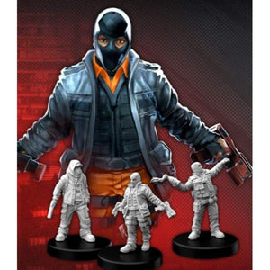 Monster Fight Club Miniatures Cyberpunk Red RPG: Combat Zoners - Punks