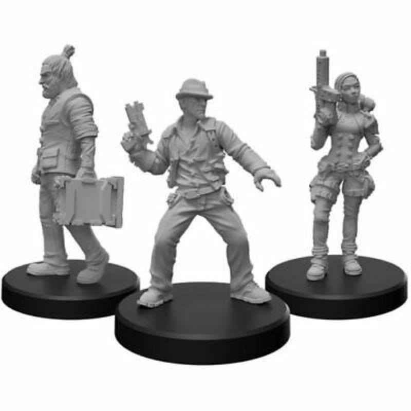 Monster Fight Club Miniatures Cyberpunk Red RPG - Edgerunners E (Lawman - Exec - Tech)