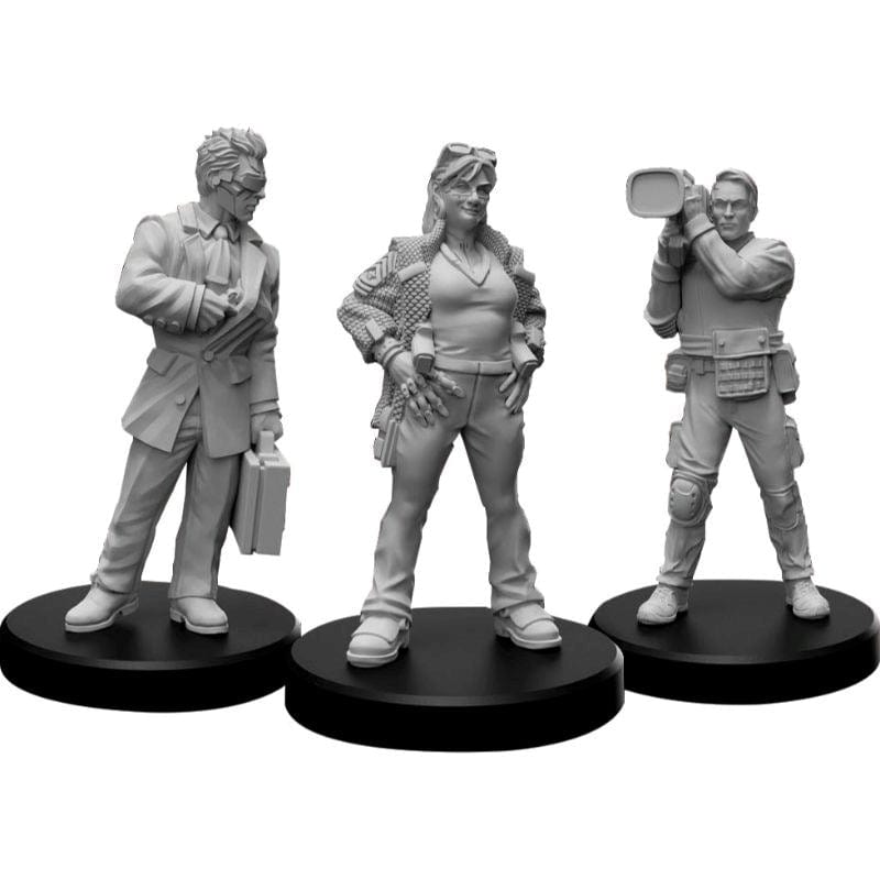 Monster Fight Club Miniatures Cyberpunk Red RPG Miniatures - Edgerunner F