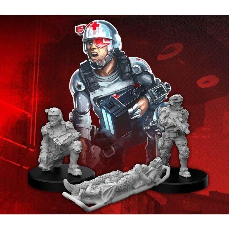 Monster Fight Club Miniatures Cyberpunk Red RPG Miniatures - Trauma Team A