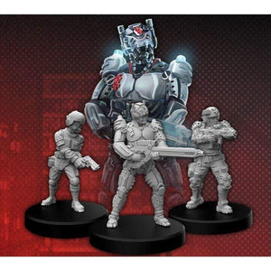 Monster Fight Club Miniatures Cyberpunk Red RPG Miniatures - Trauma Team B