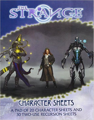 Monte Cook Games Roleplaying Games The Strange RPG - Character Sheets