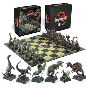 Noble Collections Classic Games Jurassic Park Chess Set