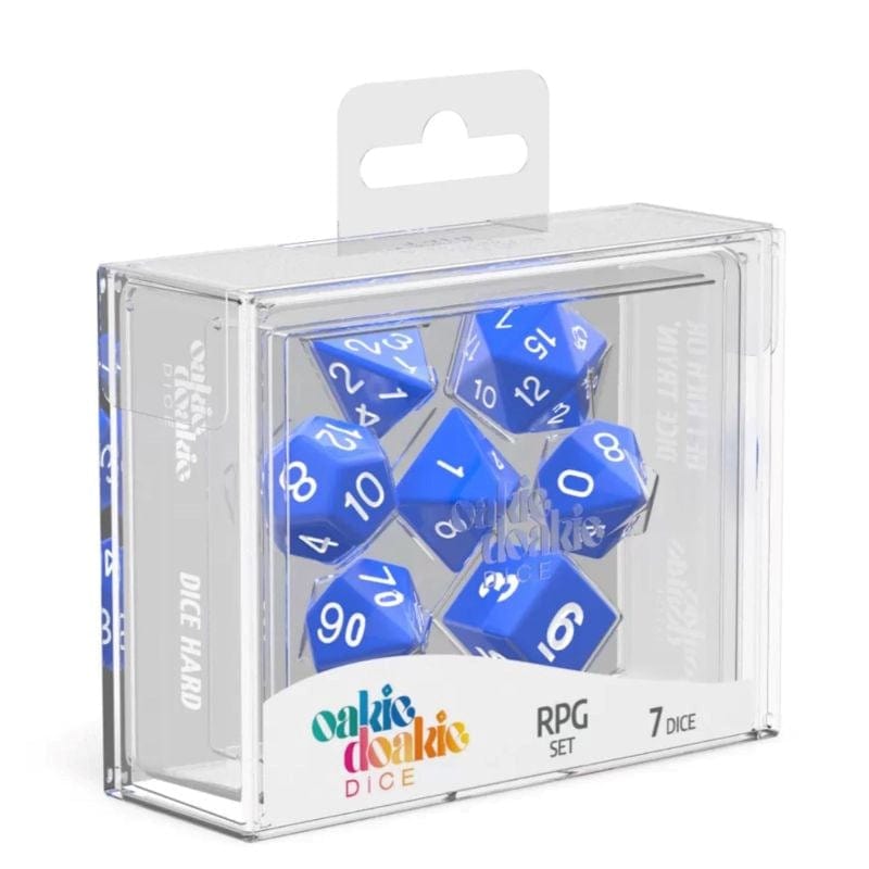 OakieDoakie Dice Oakie Doakie Dice RPG Set Solid - Blue
