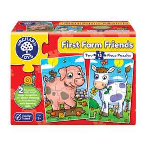 Orchard Toys Jigsaws First Farm Friends 2x12pc (Orchard Toys)