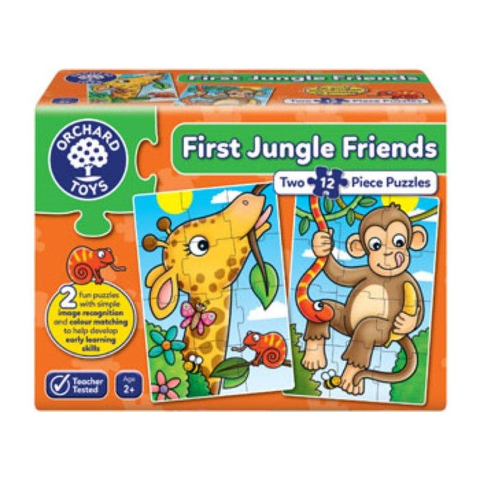 First Jungle Friends 2x12pc (Orchard Toys)