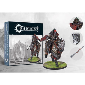 Para Bellum Wargames Miniatures Conquest - Hundred Kingdoms - Priory Commander Of The Order Of The Crimson Tower
