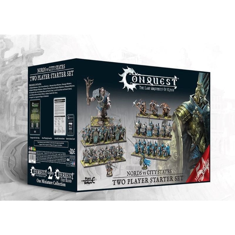Para Bellum Wargames Miniatures Conquest - Last Argument of Kings - Two player Starter Set - Nords vs City States (2023)