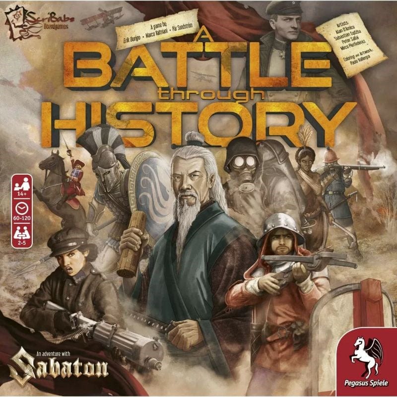 Pegasus Spiele Board & Card Games A Battle Through History â An Adventure with Sabaton