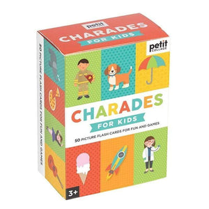 Petit Collage Board & Card Games Charades for Kids