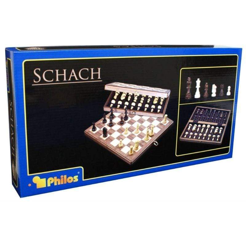 Philos Classic Games Chess Set - Folding Wood (15ââ)