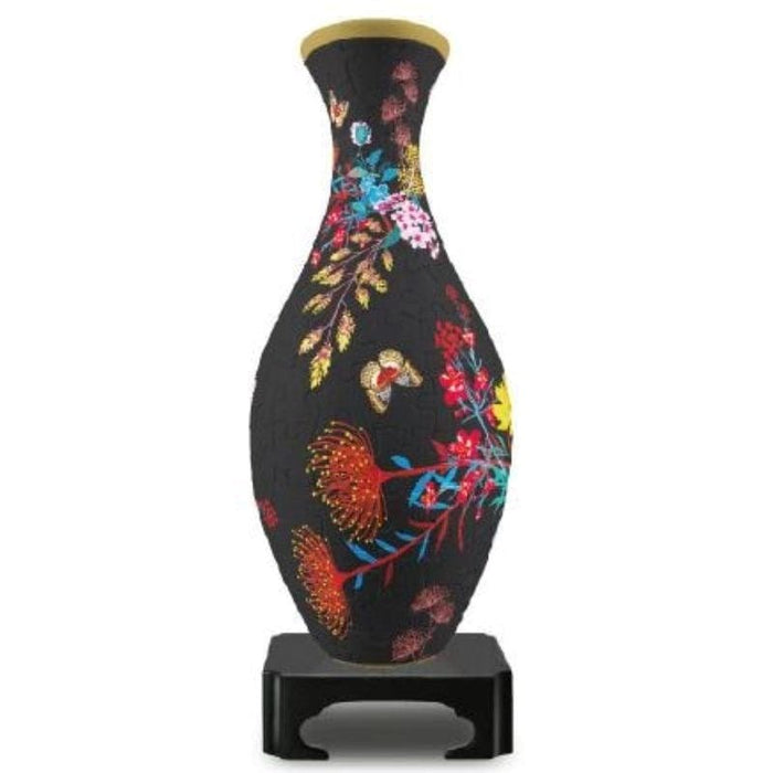 3D Puzzle - 160pc Vase (Elegant Floral Print)