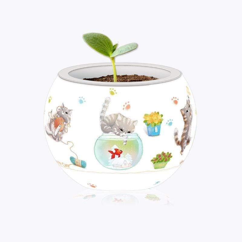Pintoo Jigsaws 3D Puzzle - 80pc Flowerpot (Cat's Play Time)