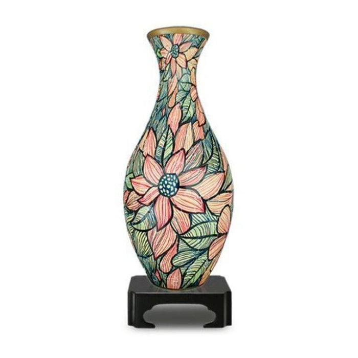 3D Puzzle - Beautiful Seamless Flowers Vase (160pc)