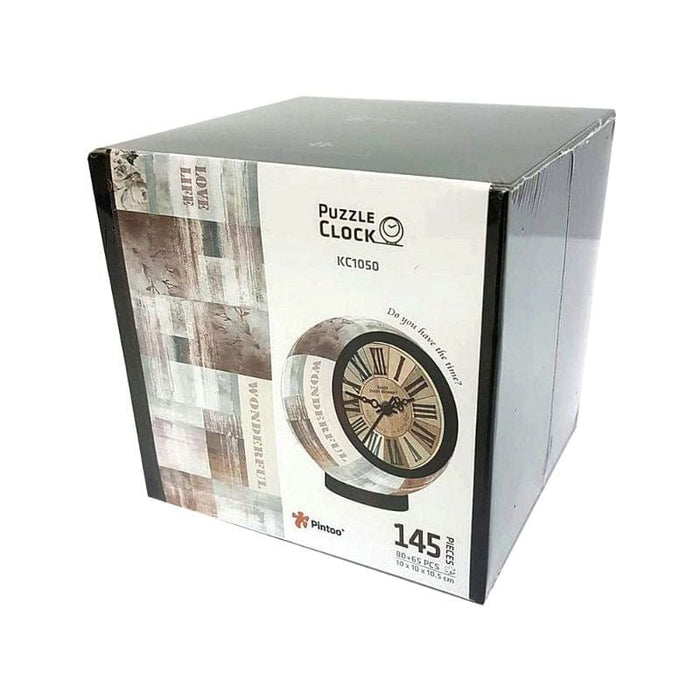 3D Puzzle Clock - Classic Brown
