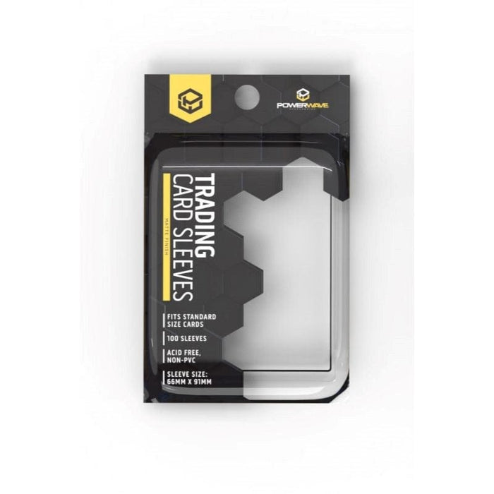 Card Protector Sleeves - Powerwave - Matte Clear (100)