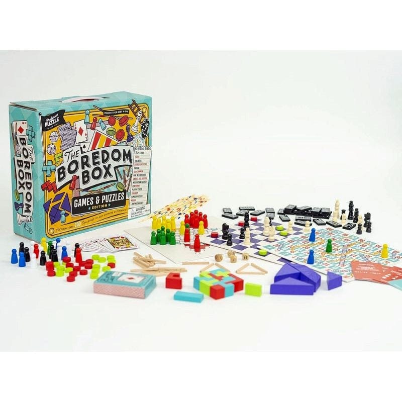 Professor Puzzle Board & Card Games Boredom Box - Games & Puzzles