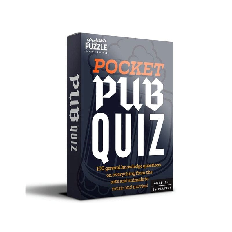 Professor Puzzle Board & Card Games Pocket Pub Quiz - Mini