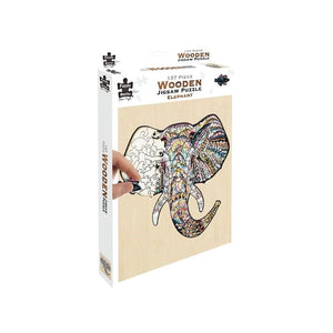 Puzzle Master Jigsaws Elephant Wooden Jigsaw (137pc)
