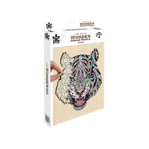 Puzzle Master Jigsaws Tiger Wooden Jigsaw (132pc)
