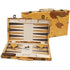 Puzzles and Games Specialists Classic Games Backgammon - 18â World Map Beige Vinyl