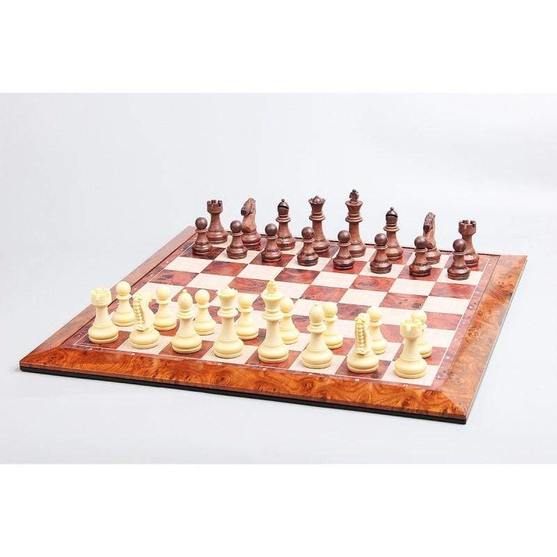 Puzzles and Games Specialists Classic Games Chess Set - Magnetic 16â Brown and White