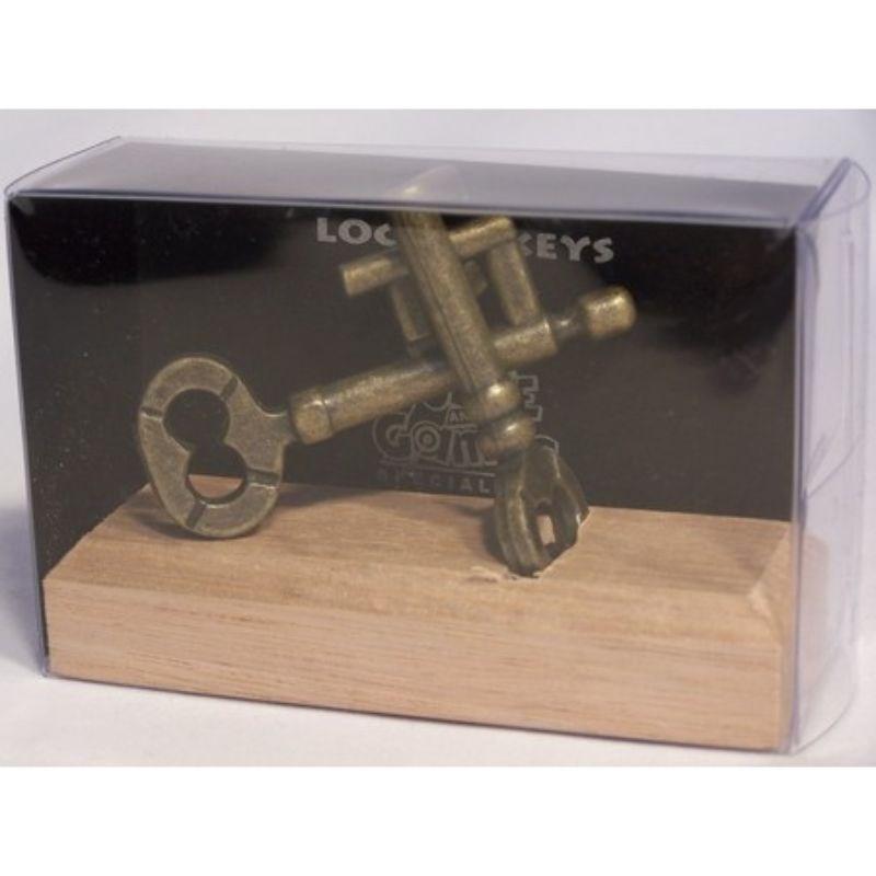 Puzzles and Games Specialists Logic Puzzles Locked Keys Puzzle (Colonial Classics)