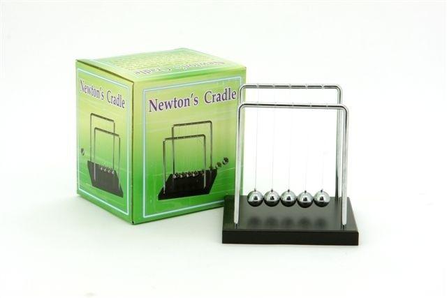 Balance Ball/Newtons Cradle - Medium with Black Wood Base