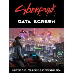 R. Talsorian Games Roleplaying Games Cyberpunk RED RPG - Data Screen