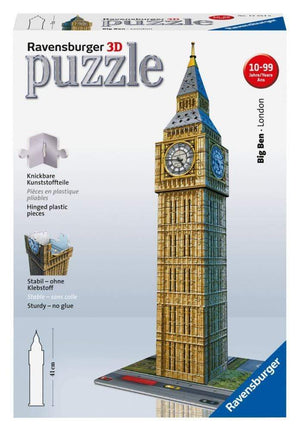 Ravensburger Jigsaws 3D Puzzle - Big Ben London (216pc) Ravensburger