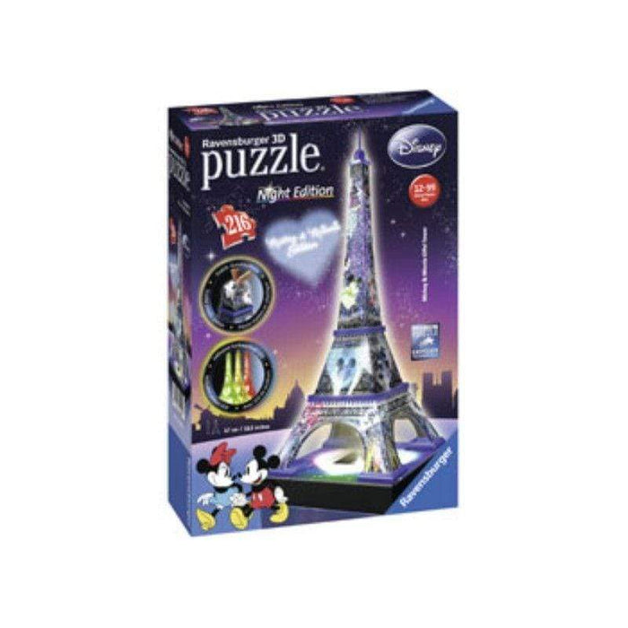 3D Puzzle - Mickey & Minnie Eiffel Tower (216pc) Ravensburger