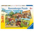 Ravensburger Jigsaws A Day with Horses (3x49pc) Ravensburger
