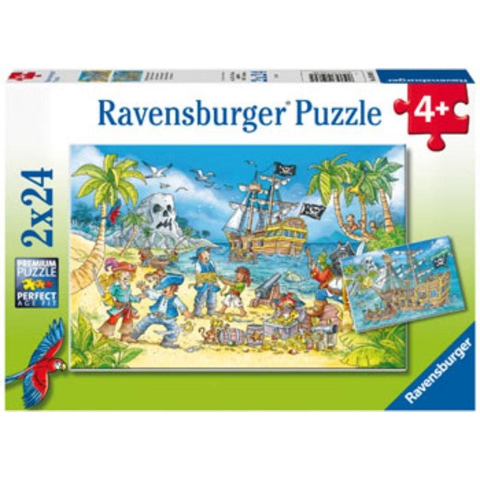Adventure Island Puzzle (2x24pc) Ravensburger