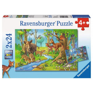 Ravensburger Jigsaws Animals of the Forest (2x24pc) Ravensburger