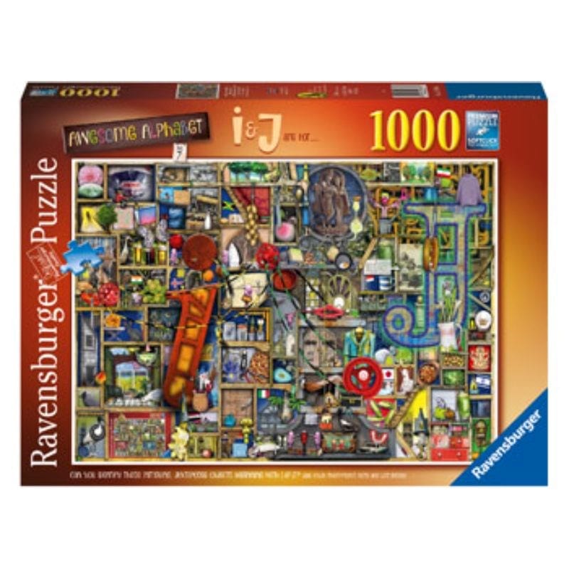 Ravensburger Jigsaws Awesome Alphabet I & J Puzzle (1000pc) Ravensburger