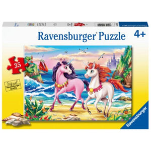 Ravensburger Jigsaws Beach Unicorns (35pc) Ravensburger