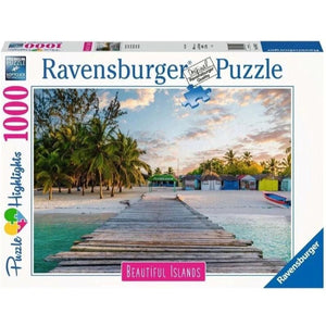 Ravensburger Jigsaws Beautiful Islands - Maldives (1000pc) Ravensburger