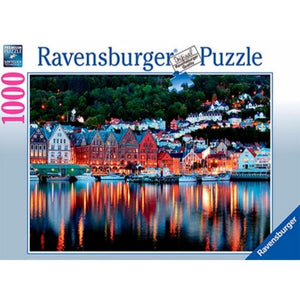 Ravensburger Jigsaws Bergen, Norwegen (1000pc) Ravensburger