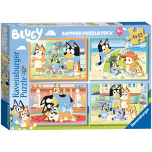 Ravensburger Jigsaws Bluey Gotta Be Done! (4X42pc) Ravensburger