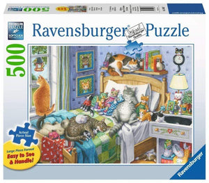 Ravensburger Jigsaws Cat Nap (500pc Large Format) Ravensburger